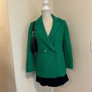 Kate Spade Sequin Tweed Blazer. Size 2